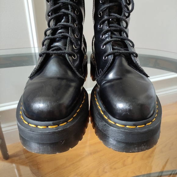 Dr Martens Jadon Platform Combat Boots Men's 7 Fit Women's 8.5 - Picture 8 of 13